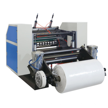 Automatic thermal paper slitting machine cash register paper roll rewinding slitter machine with coreless reiwnd